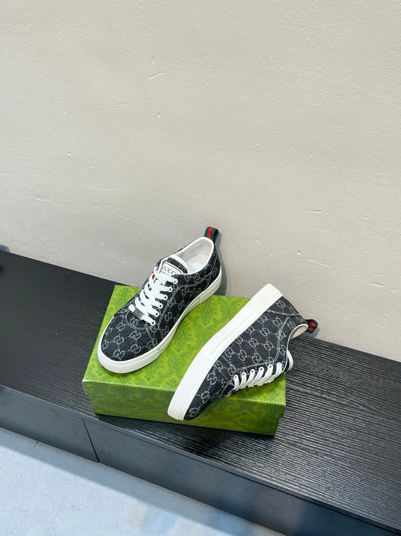Gucci Tennis 1977 GG Monogram Denim Lifestyle Sneakers 4