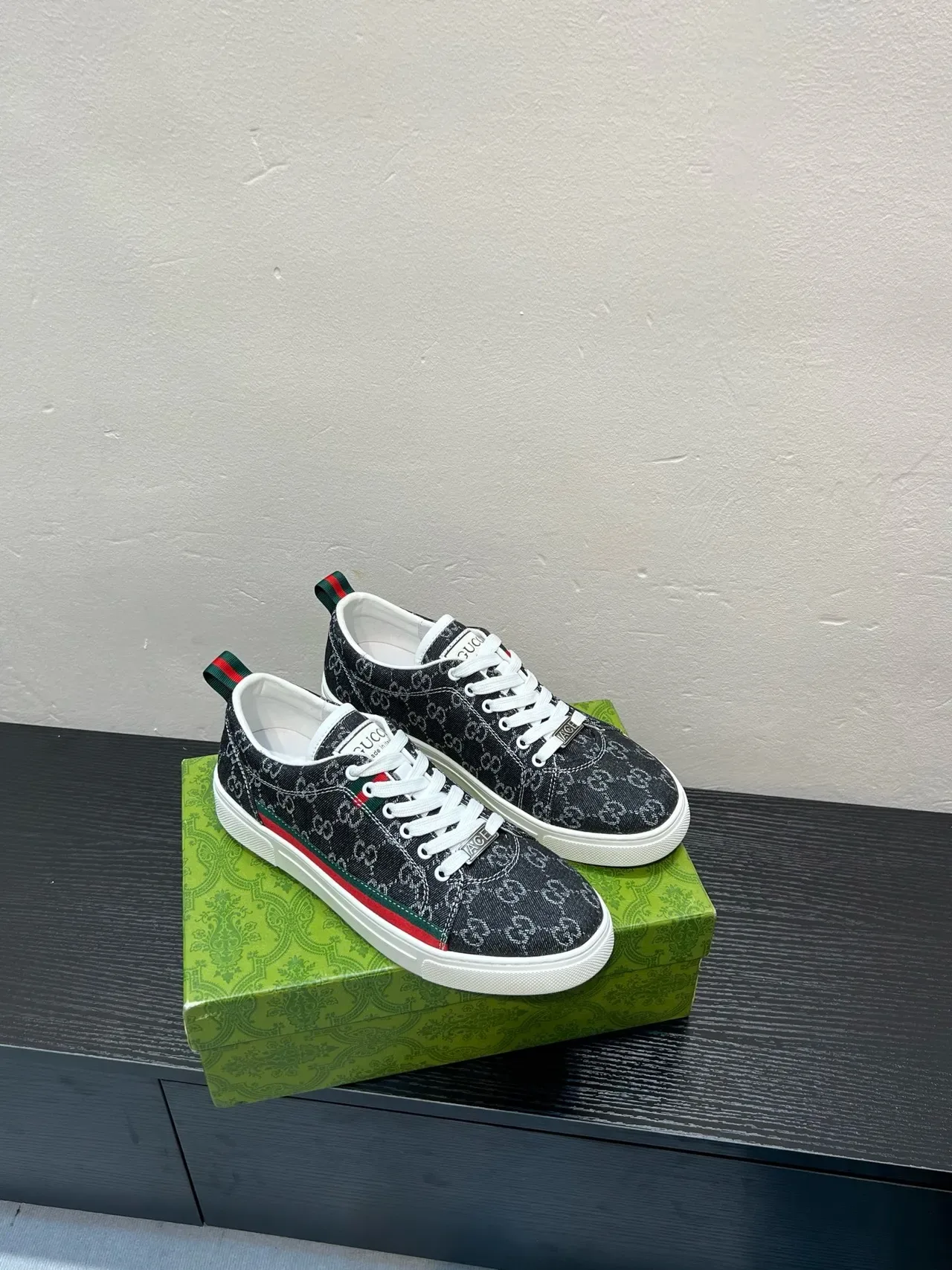 Gucci Tennis 1977 GG Monogram Denim Lifestyle Sneakers 5