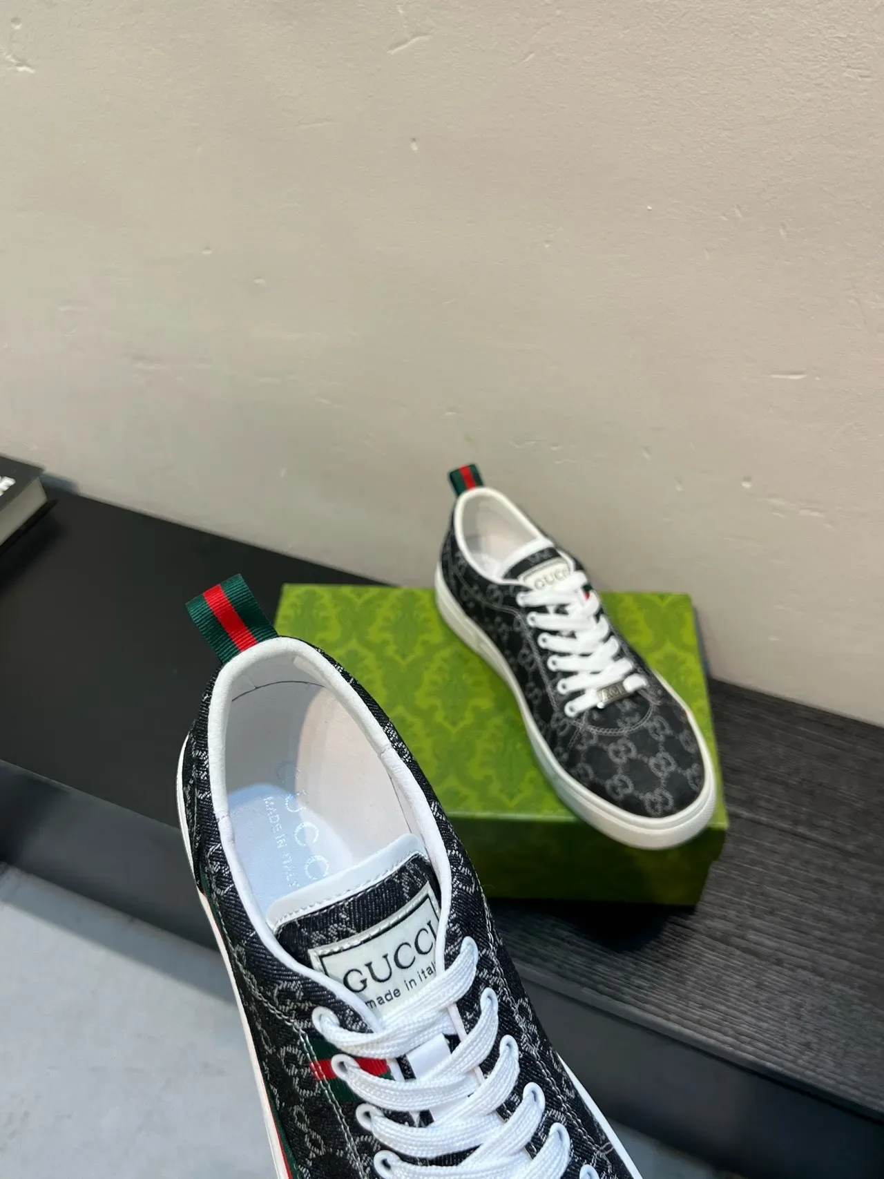 Gucci Tennis 1977 GG Monogram Denim Lifestyle Sneakers 7