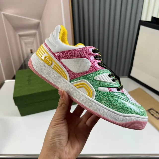 Gucci Tennis 1977 Multicolore Cuir texturé Sneakers Lifestyle 4