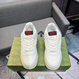 Gucci Tennis 1977 White Leather Web Stripe Lifestyle Sneakers