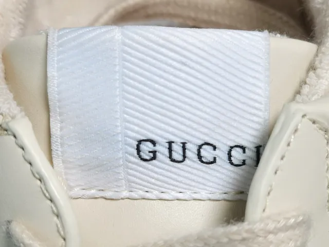 Gucci White Yellow Sole Star Appliqués Chunky Sneakers 7