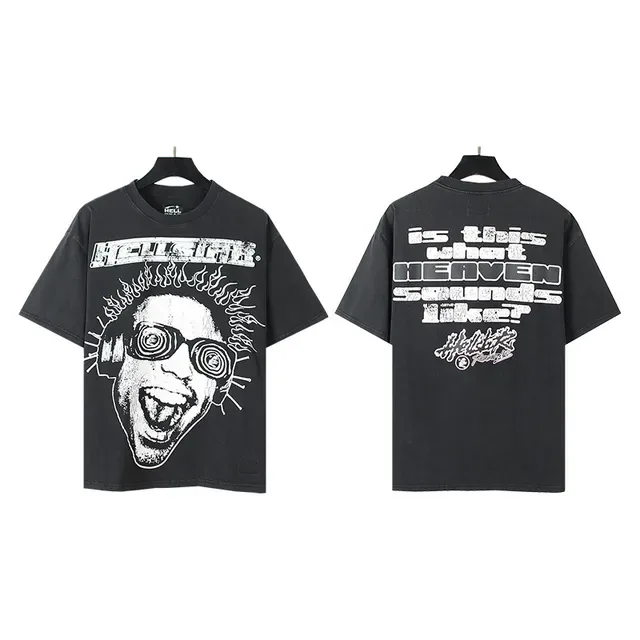 Hellstar Distorted Face Graphic Oversized T-Shirt 2