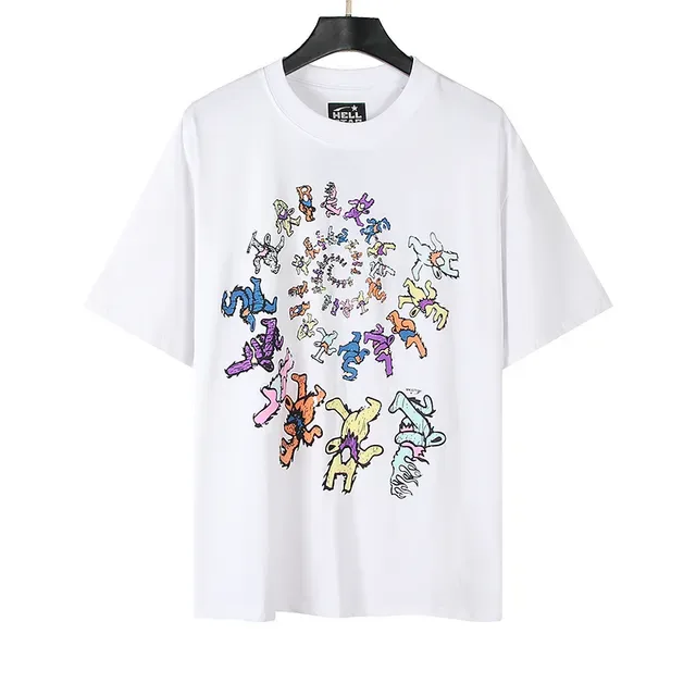 Hellstar Path to Paradise Double-Sided Graphic Print White T-Shirt 3