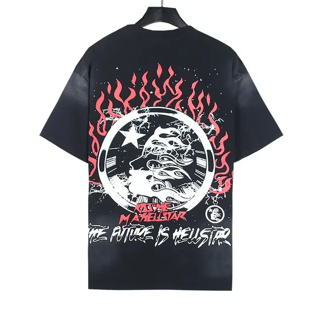 Hellstar The Future Is Hellstar Graphic Oversized T-Shirt 6