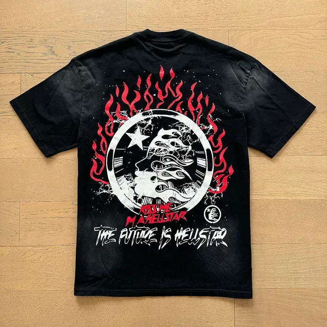 Hellstar The Future Is Hellstar Graphic Oversized T-Shirt 10