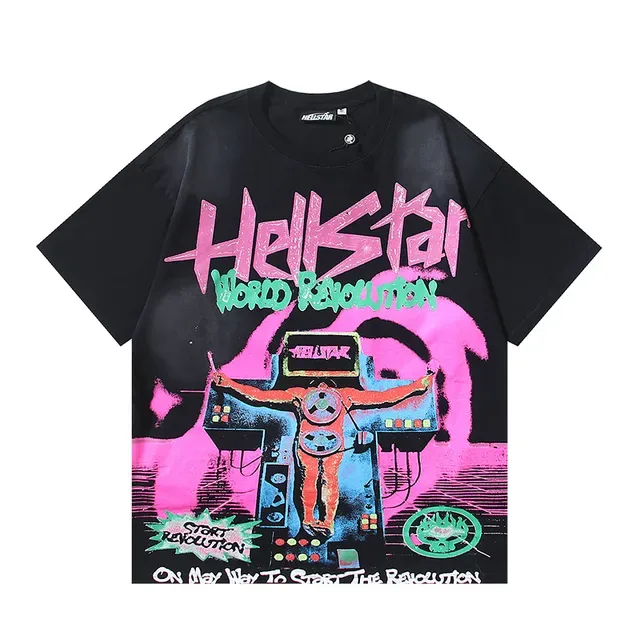 Hellstar World Revolution Tour Oversized Graphic T-Shirt 2