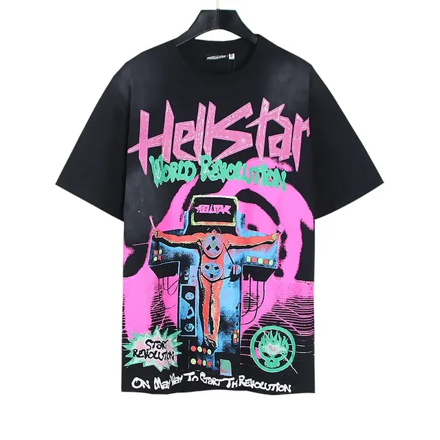 Hellstar World Revolution Tour Oversized Graphic T-Shirt 5