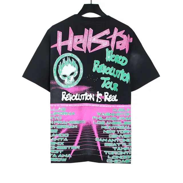 Hellstar World Revolution Tour Oversized Graphic T-Shirt 6
