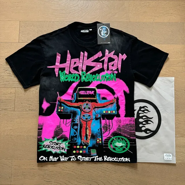 Hellstar World Revolution Tour Oversized Graphic T-Shirt 9