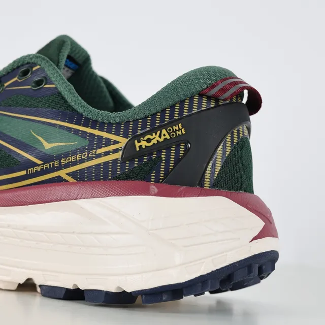 Hoka Mafate Speed 2 Dark Navy Forest Green chaussures de course en sentier 4