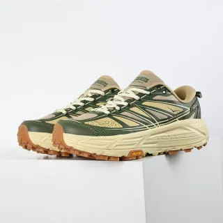 Hoka Mafate Speed 2 Olive Green Beige أحذية جري على الطرق الوعرة