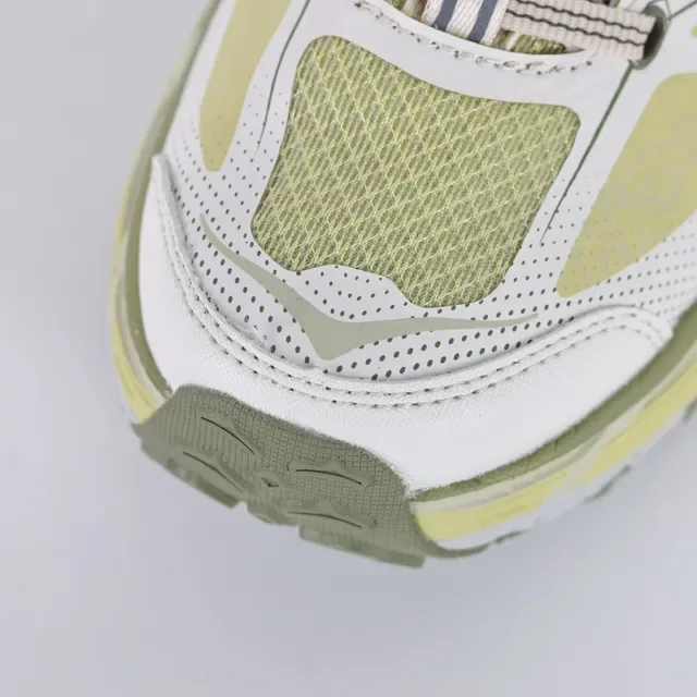 Hoka Mafate Speed Off-White and Pale Yellow Trail Running Shoes 5