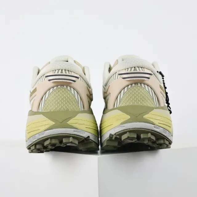 Hoka Mafate Speed Off-White and Pale Yellow Trail Running Shoes 8