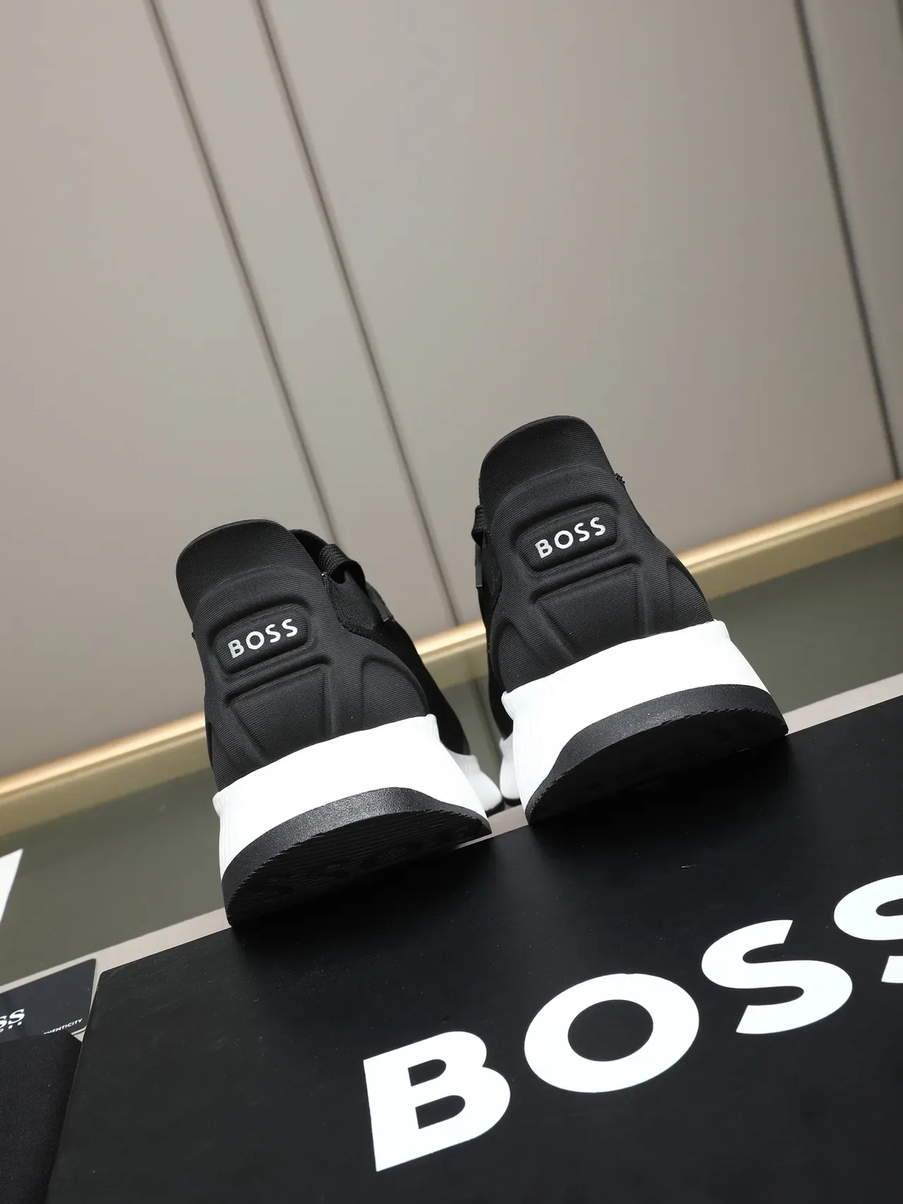 Hugo Boss Black Knit Lifestyle Sneaker 3