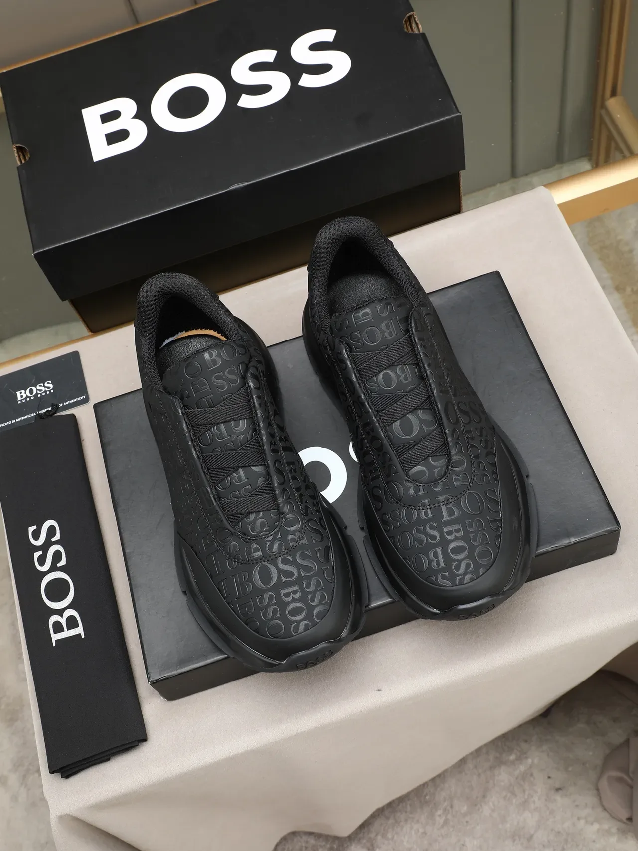 Hugo Boss Monogram Slip-On Chunky Sneakers 2