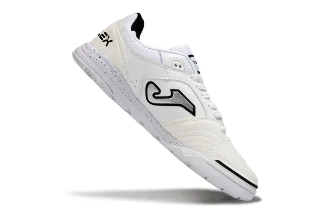 Joma Top-Plex White Black Indoor Soccer Shoes 2