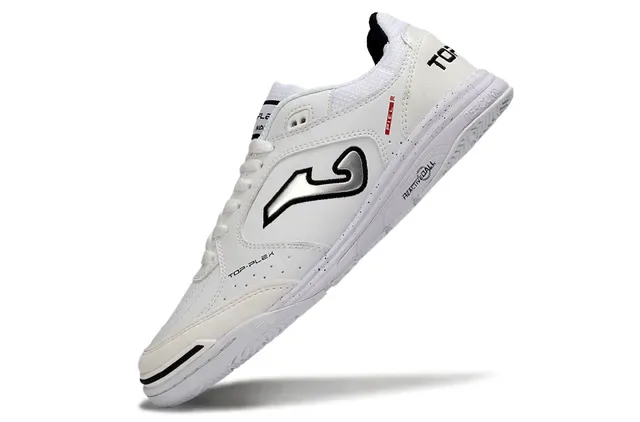 Joma Top-Plex White Black Indoor Soccer Shoes 3