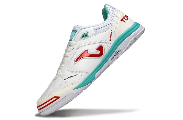 Joma Top-Plex White Blue Lace-Up Synthetic And Mesh Upper Sneakers 2