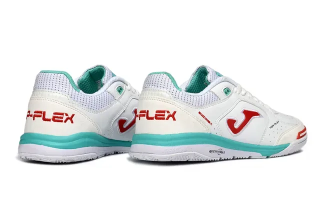 Joma Top-Plex White Blue Lace-Up Synthetic And Mesh Upper Sneakers 4