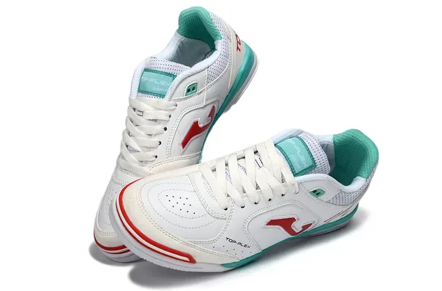 Joma Top-Plex White Blue Lace-Up Synthetic And Mesh Upper Sneakers 6