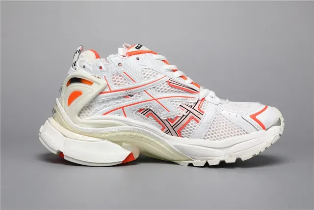 Kith Runner Beige/Orange Lifestyle Sneakers 8