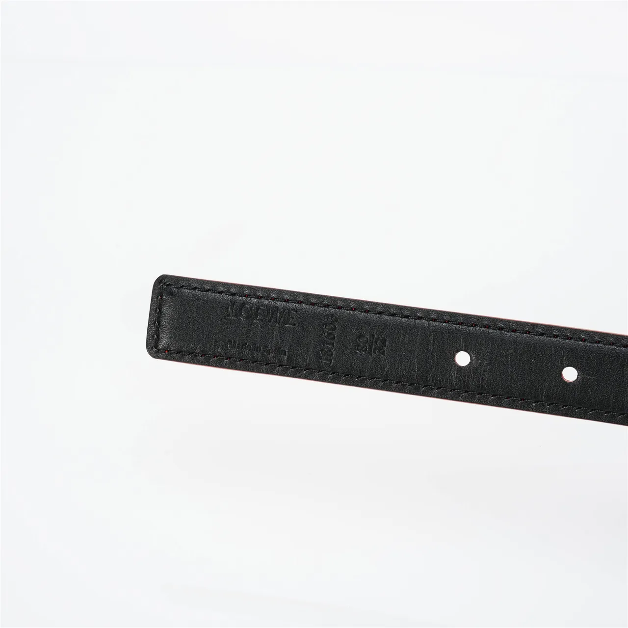 Loewe Anagram Belt Red Leather Belt 7