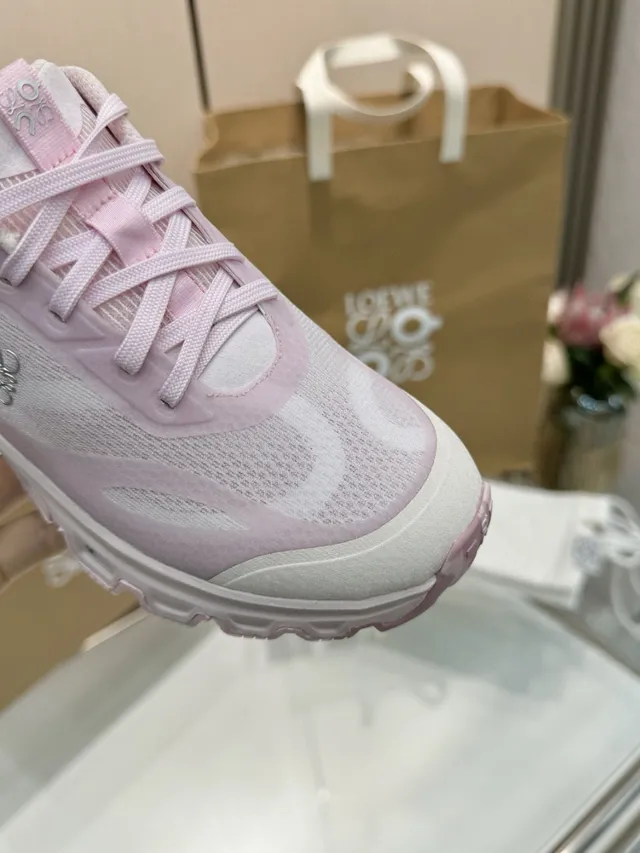 Loewe Flow Runner 2.0 Pink Mesh Chunky Sneakers 3