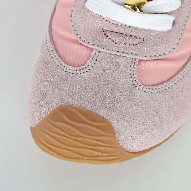 Loewe Pink Purple Low-Top Suede And Nylon Upper Lifestyle Sneakers 5