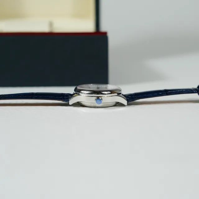 Longines Montre Navy Argent Cadran Mère de Perle Marquages d'Heure Diamant Mécanique 4
