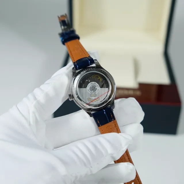 Longines Montre Navy Argent Cadran Mère de Perle Marquages d'Heure Diamant Mécanique 7