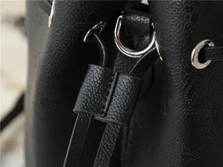 Louis Vuitton Beige Brown Monogram-Printed Chain-Strap Bucket Bag 6