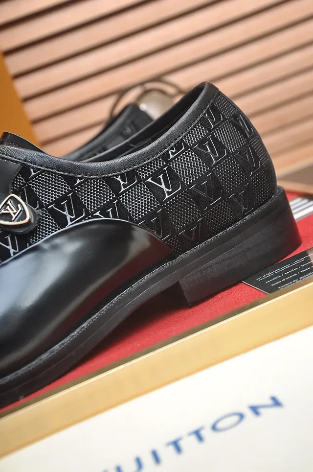 Louis Vuitton Black Monogram Shield Oxford Shoes 2