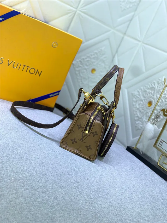 Louis Vuitton Capucines Beige Gold Structured Top-Handle Monogram Leather Handbag 24