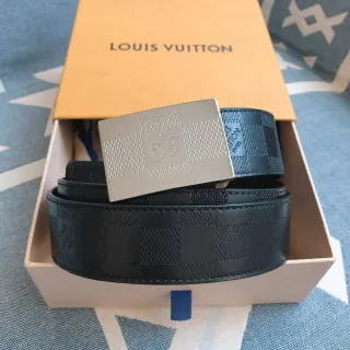 Louis Vuitton Damier Graphite Leather Belt
