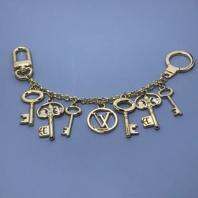 Louis Vuitton Gold Metal Multi-Charm Bracelet 4