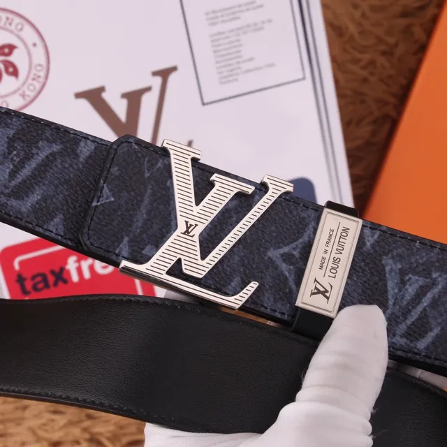 Louis Vuitton H Buckle Monogram Leather Belt 3