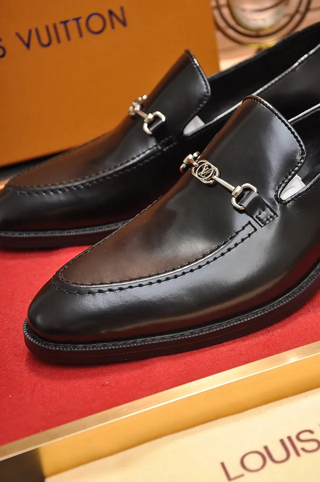 Louis Vuitton Horsebit Loafer Black Leather Loafers 2