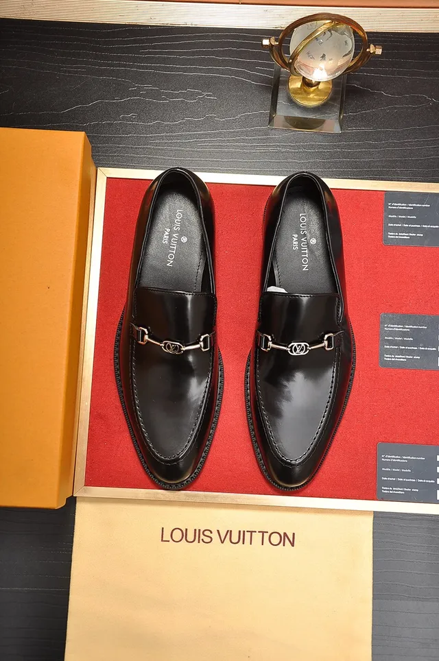 Louis Vuitton Horsebit Loafer Black Leather Loafers 5