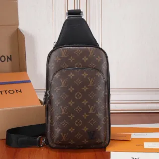 Louis Vuitton LL Brown and Black Monogram Messenger Bag