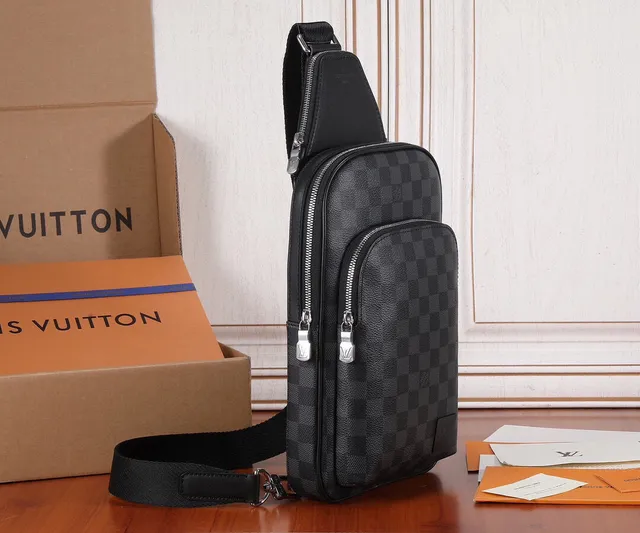Louis Vuitton LL Brown and Black Monogram Messenger Bag 6