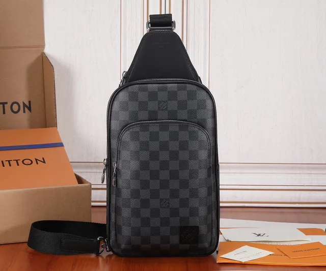 Louis Vuitton LL Brown and Black Monogram Messenger Bag 7