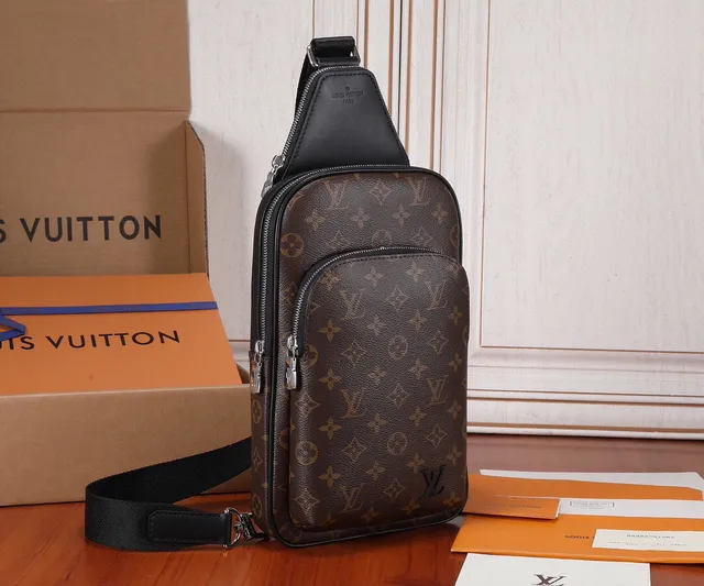 Louis Vuitton LL Brown and Black Monogram Messenger Bag 11