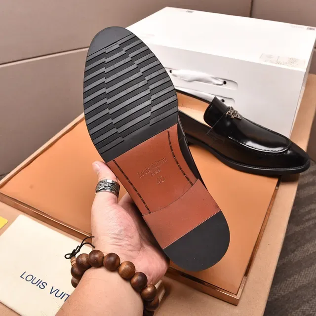 Louis Vuitton Loafer Black Patent Leather Loafers 5