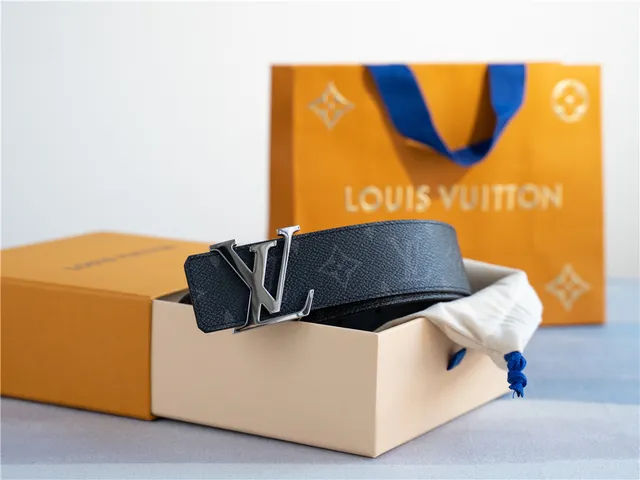 Louis Vuitton LV Belt Black Monogram Empreinte Leather Belt 3