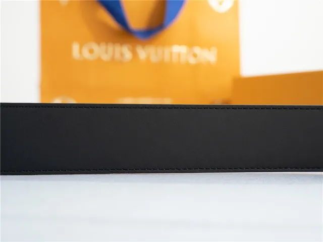 Louis Vuitton LV Belt Black Monogram Empreinte Leather Belt 7