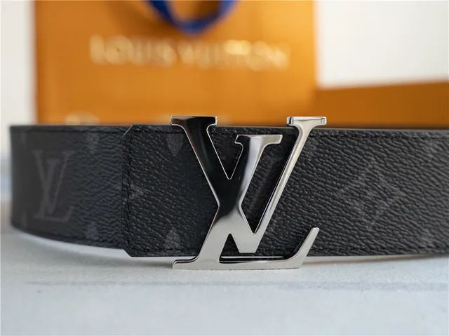 Louis Vuitton LV Belt Black Monogram Empreinte Leather Belt 8