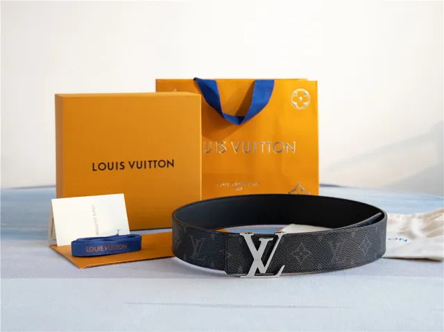 Louis Vuitton LV Belt Black Monogram Empreinte Leather Belt 9