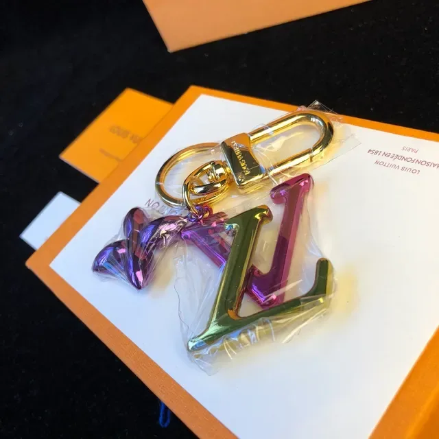 Louis Vuitton LV Monogram Charm Purple Gold Metallic Charms Iridescent Finish Crossbody Bag 5