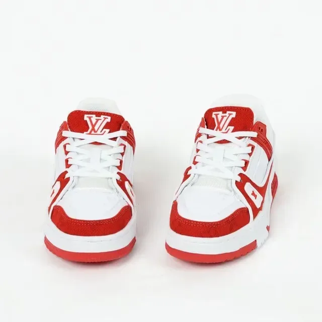 Louis Vuitton LV Trainer Black White Monogram-Print Upper Layered Synthetic Overlays Lifestyle Sneakers 13